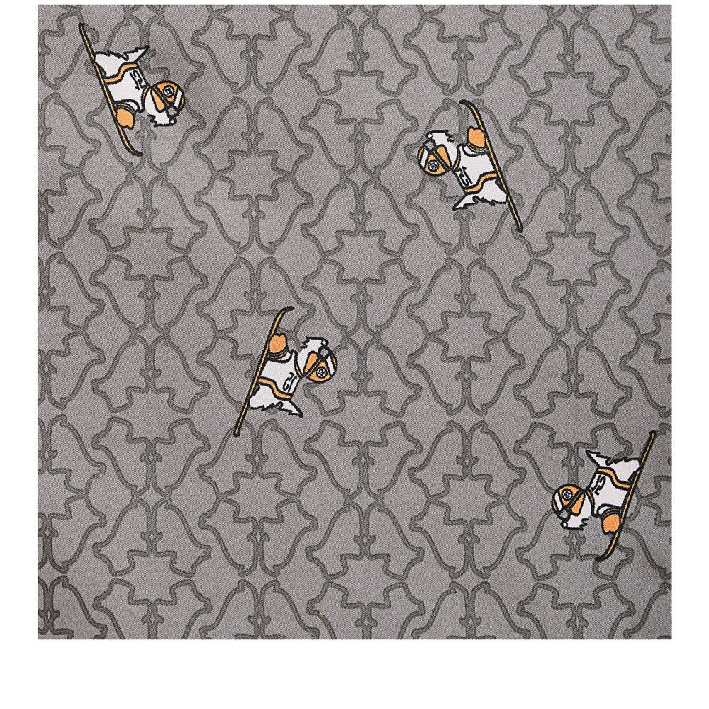 Heirloom Ski Dog Fabric Responsible Foldaway in Cloud Burst - F8932093