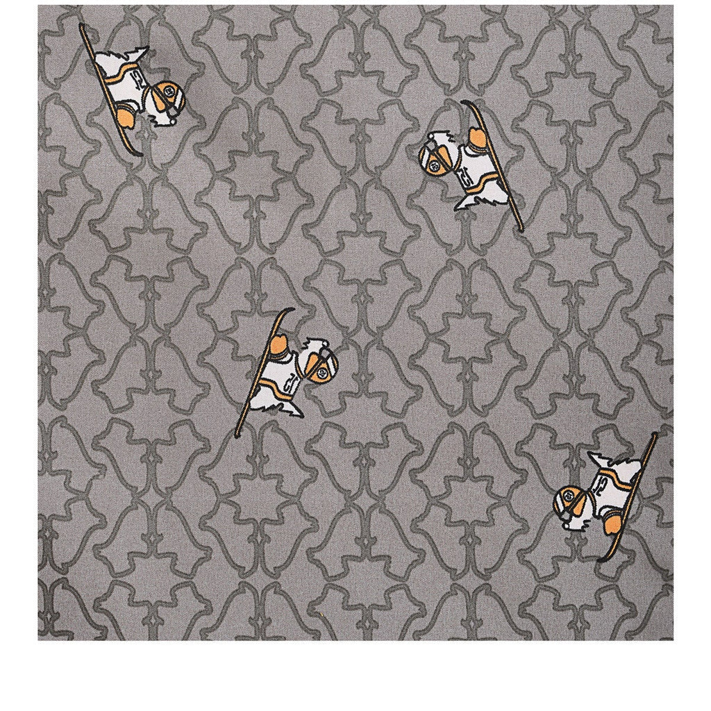 Heirloom Ski Dog Fabric Responsible Foldaway in Cloud Burst - F8932093