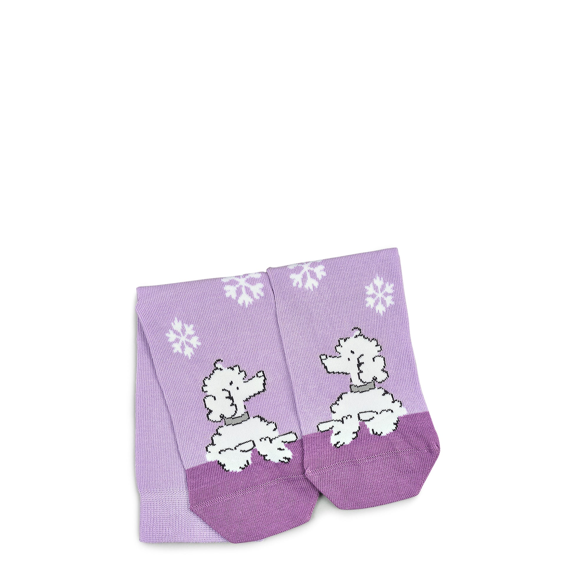 Festive Dogs Fabric 1 Pk Dog Socks in Bellflower - G2500534