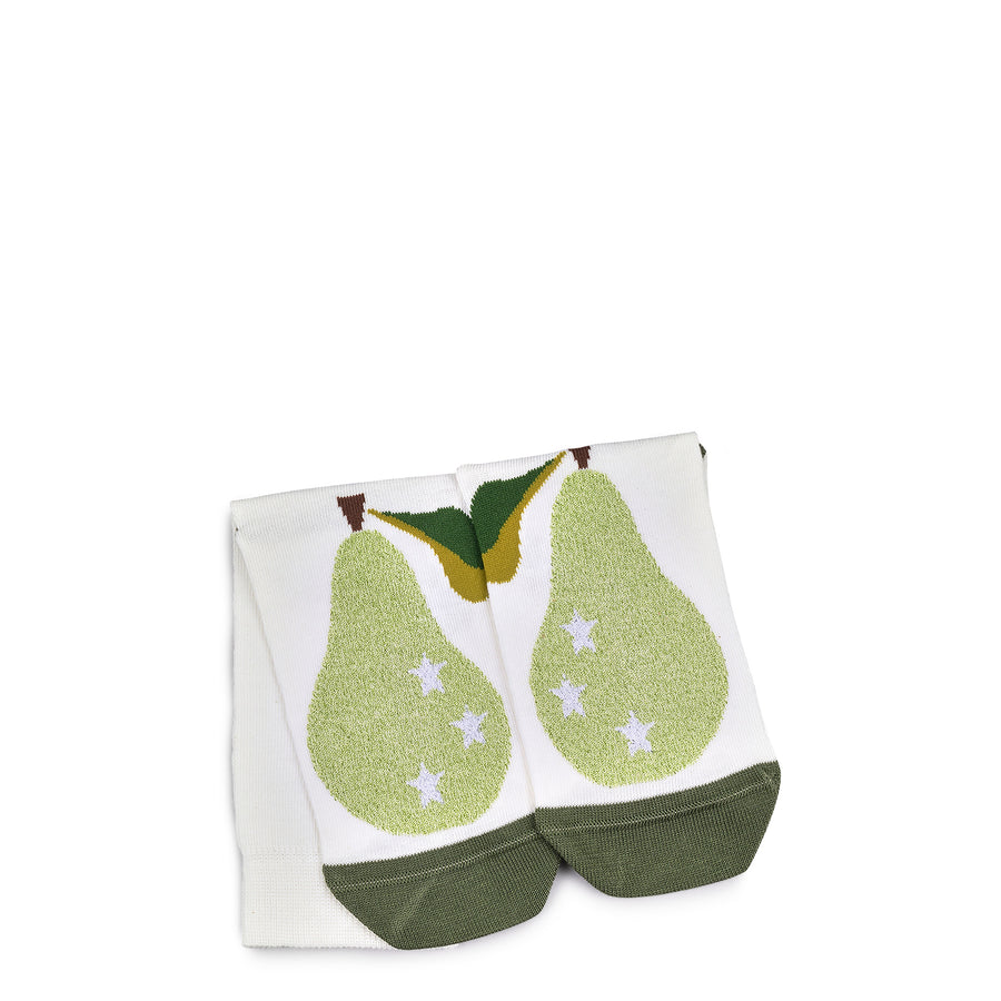 Festive Dogs Fabric 1 Pk Dog Socks in Chalk - G2502109