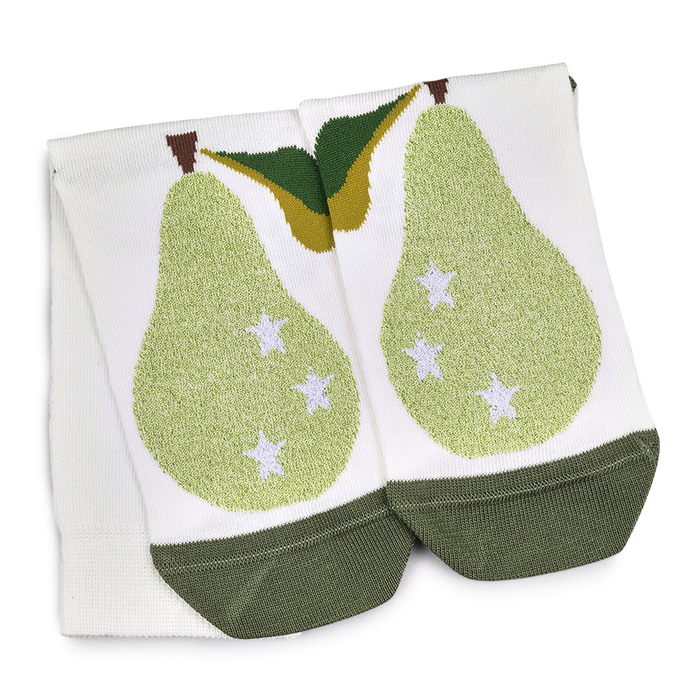 Festive Dogs Fabric 1 Pk Dog Socks in Chalk - G2502109