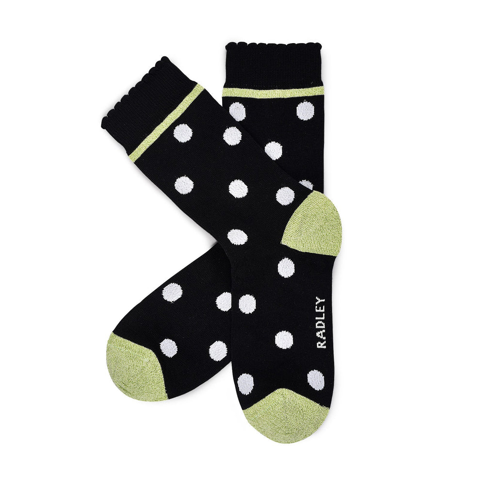 Radley Floral Fabric Sock Set in Black - G2503001