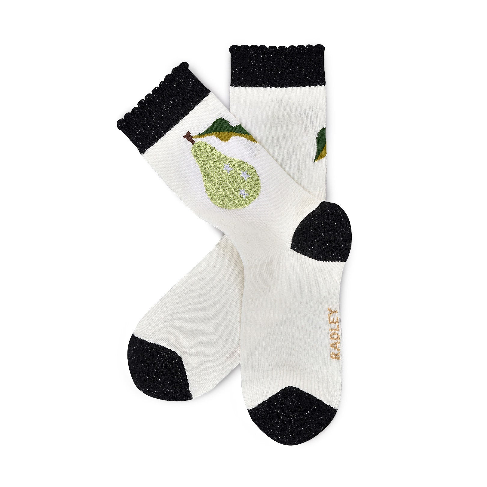 Radley Floral Fabric Sock Set in Black - G2503001
