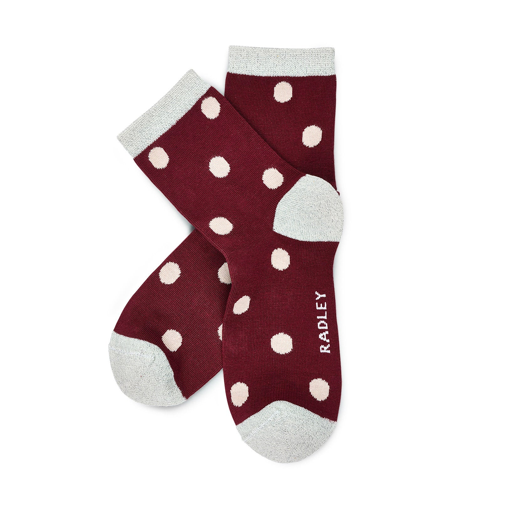 Radley Check Fabric Sock Set in Bonsai - G2507317