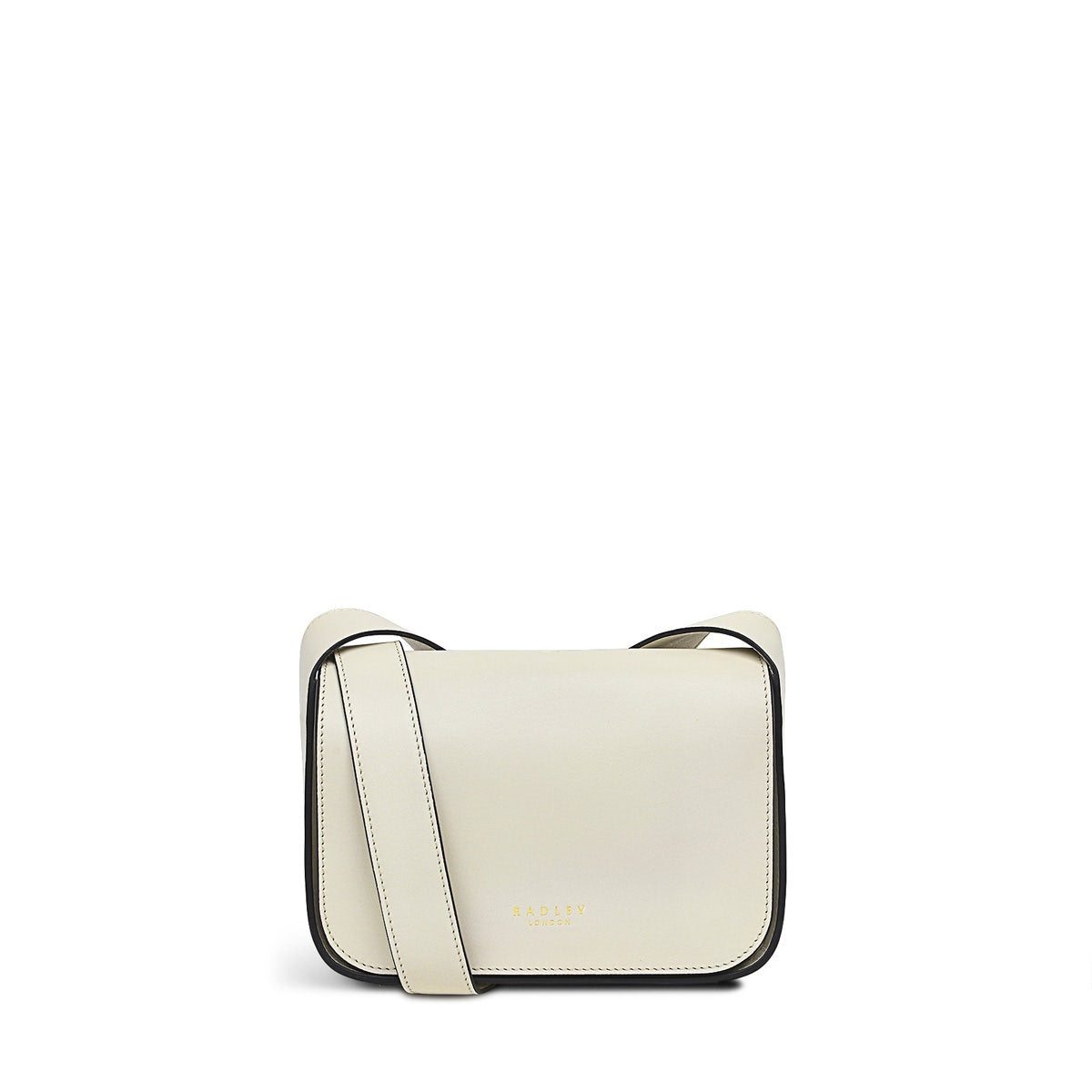 Westwell Lane Leather Small Flapover Crossbody Bag in Chalk - H1238109
