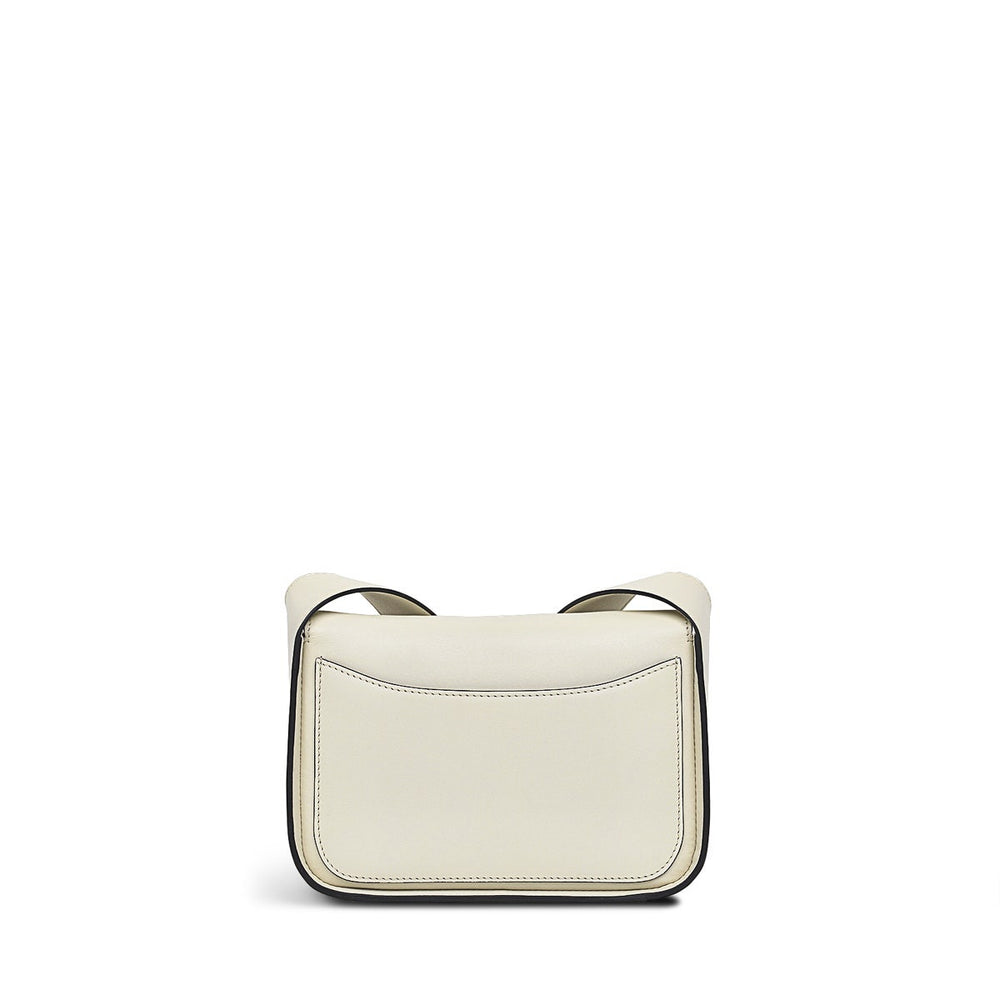 Westwell Lane Leather Small Flapover Crossbody Bag in Chalk - H1238109