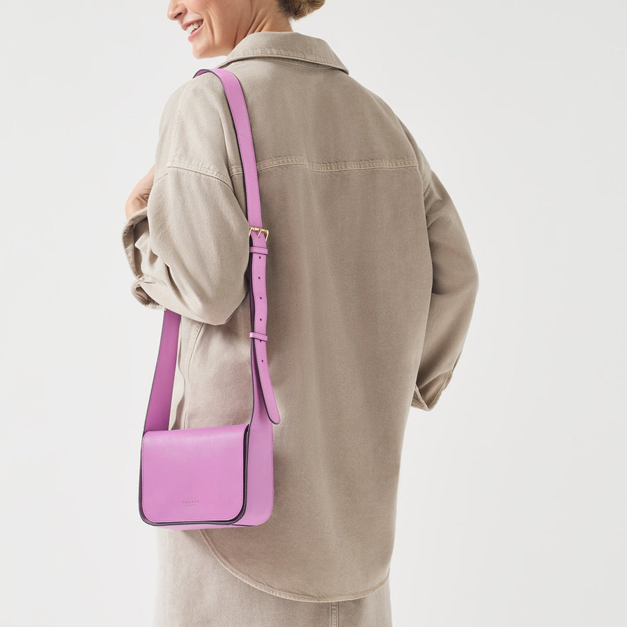 Westwell Lane Leather Small Flapover Crossbody Bag in Sugar Pink - H1239679