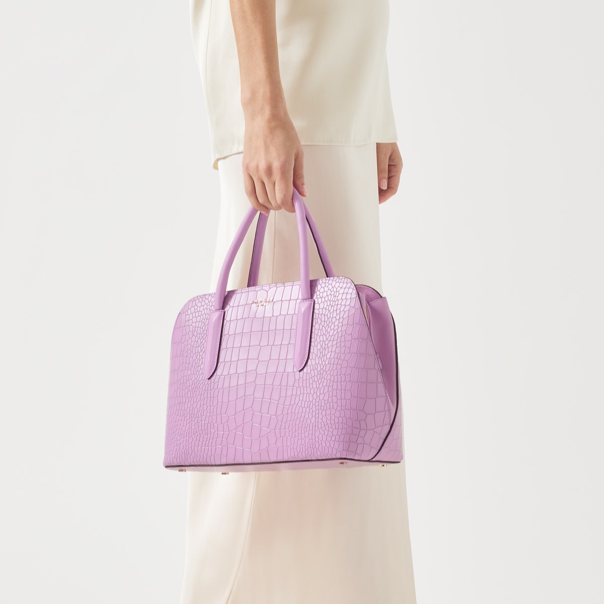Sugar Pink Grab Bag | Liverpool Street 2.0 Faux Croc AW24 | Radley