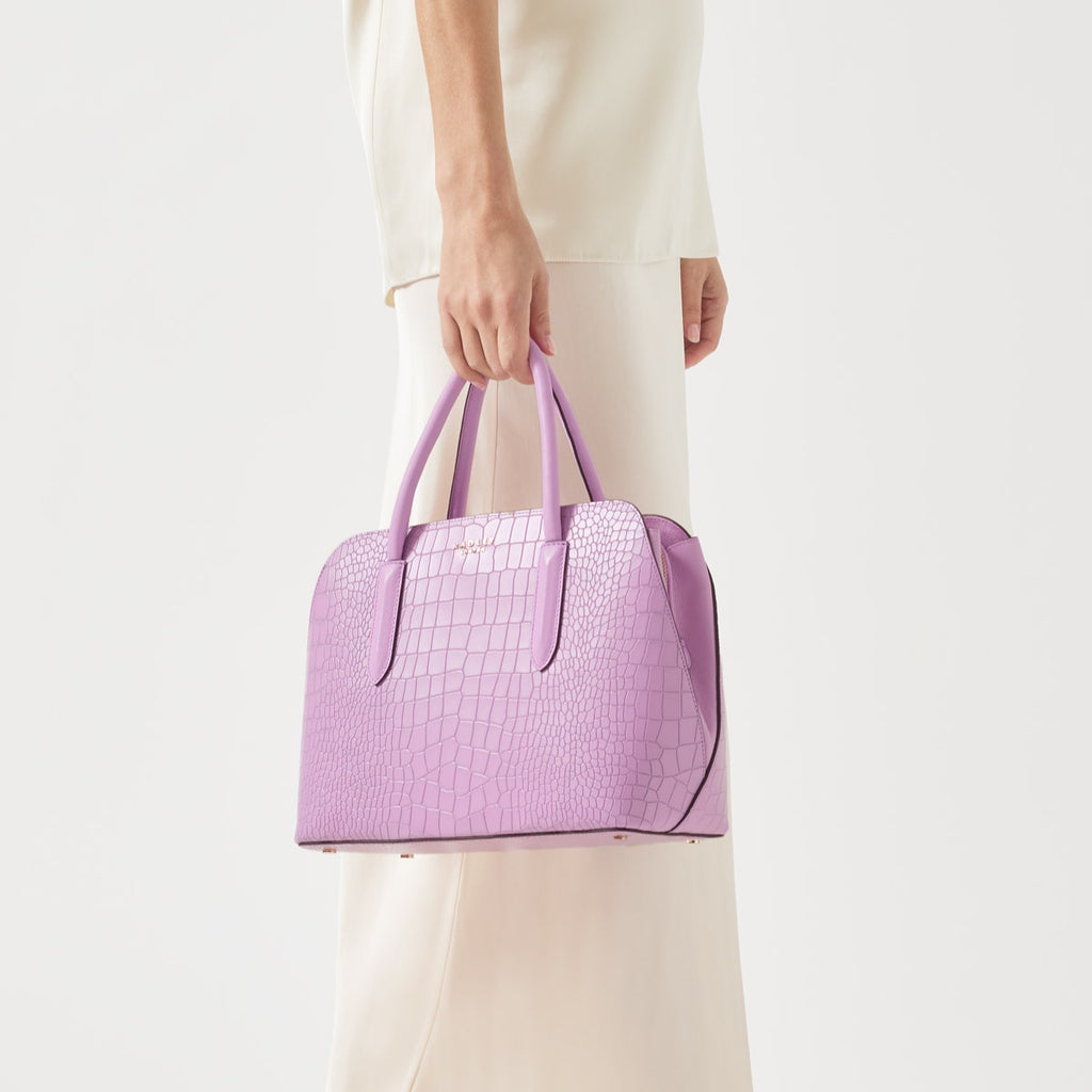 Liverpool Street 2.0 Leather Medium Ziptop Multiway Bag in Sugar Pink - H1252679
