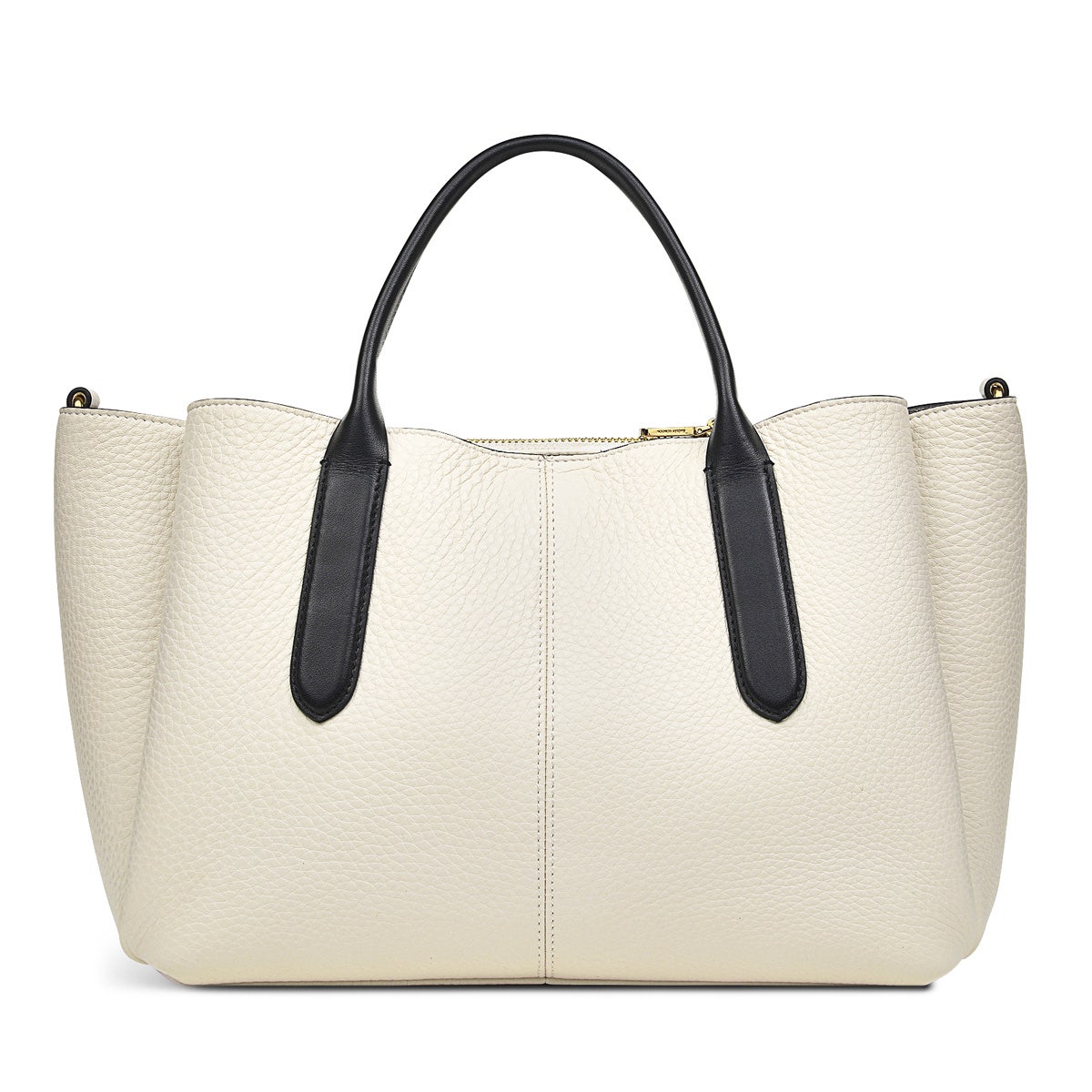 Hillgate Place Leather Medium Satchel Multiway Bag in Chalk - H1258109