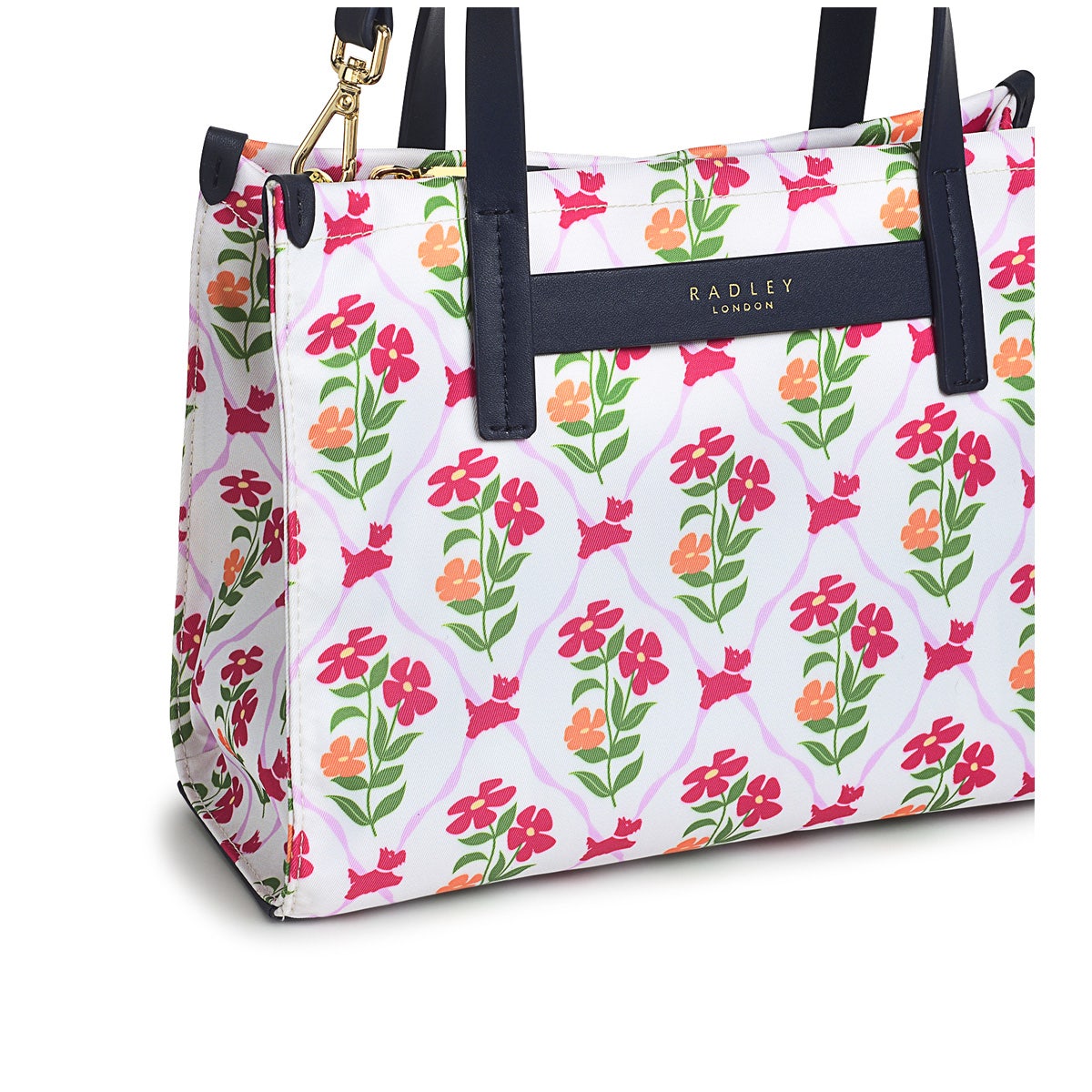 White Grab Bag | Finsbury Park Carousel Floral AW24 | Radley