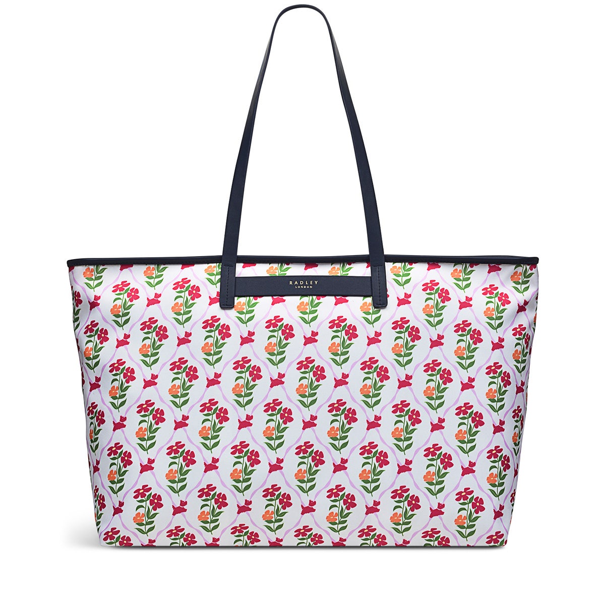 Finsbury Park Fabric Large Ziptop Shoulder Bag in Chalk - H1267109