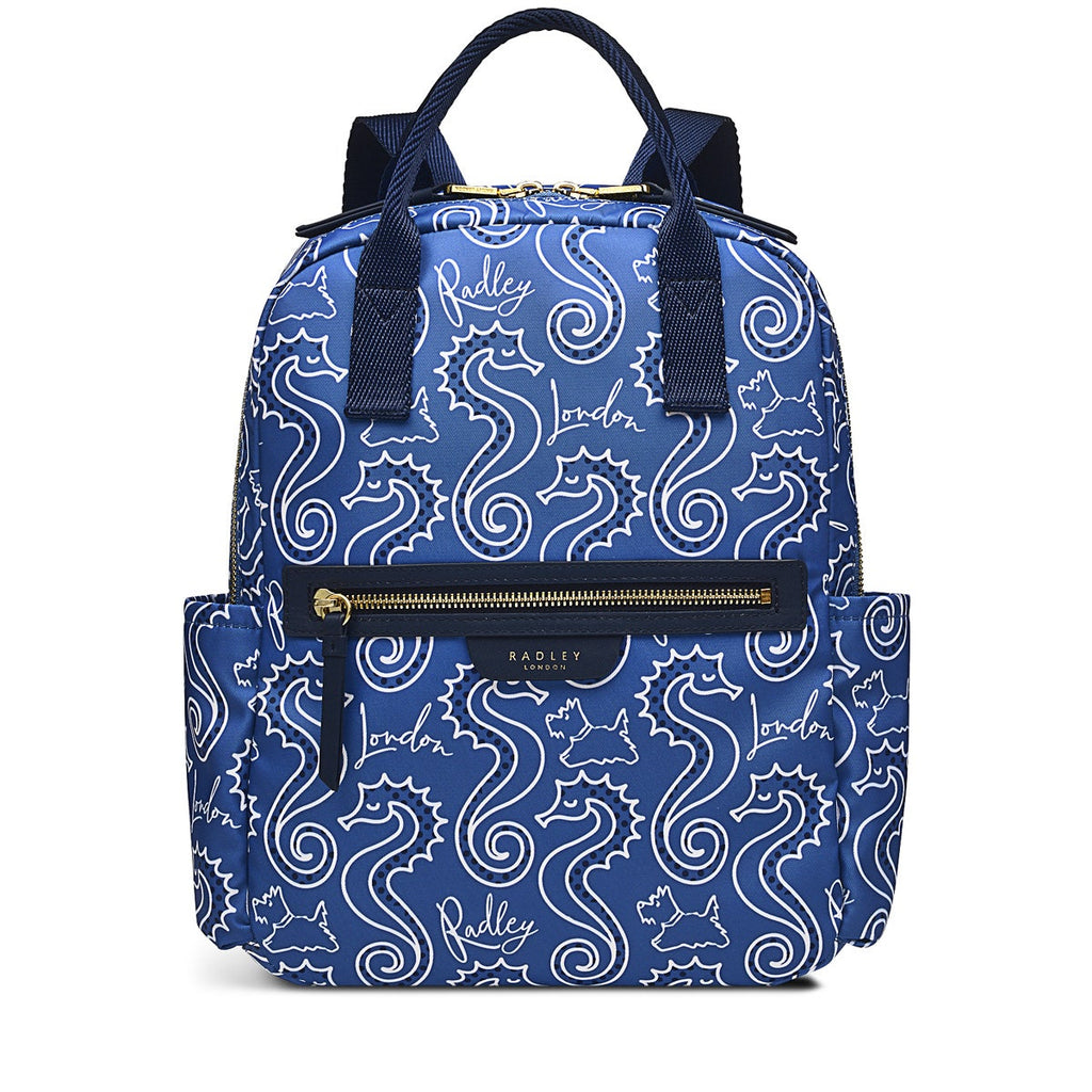 Finsbury Park Fabric Medium Ziptop Backpack in Boathouse - H1268476