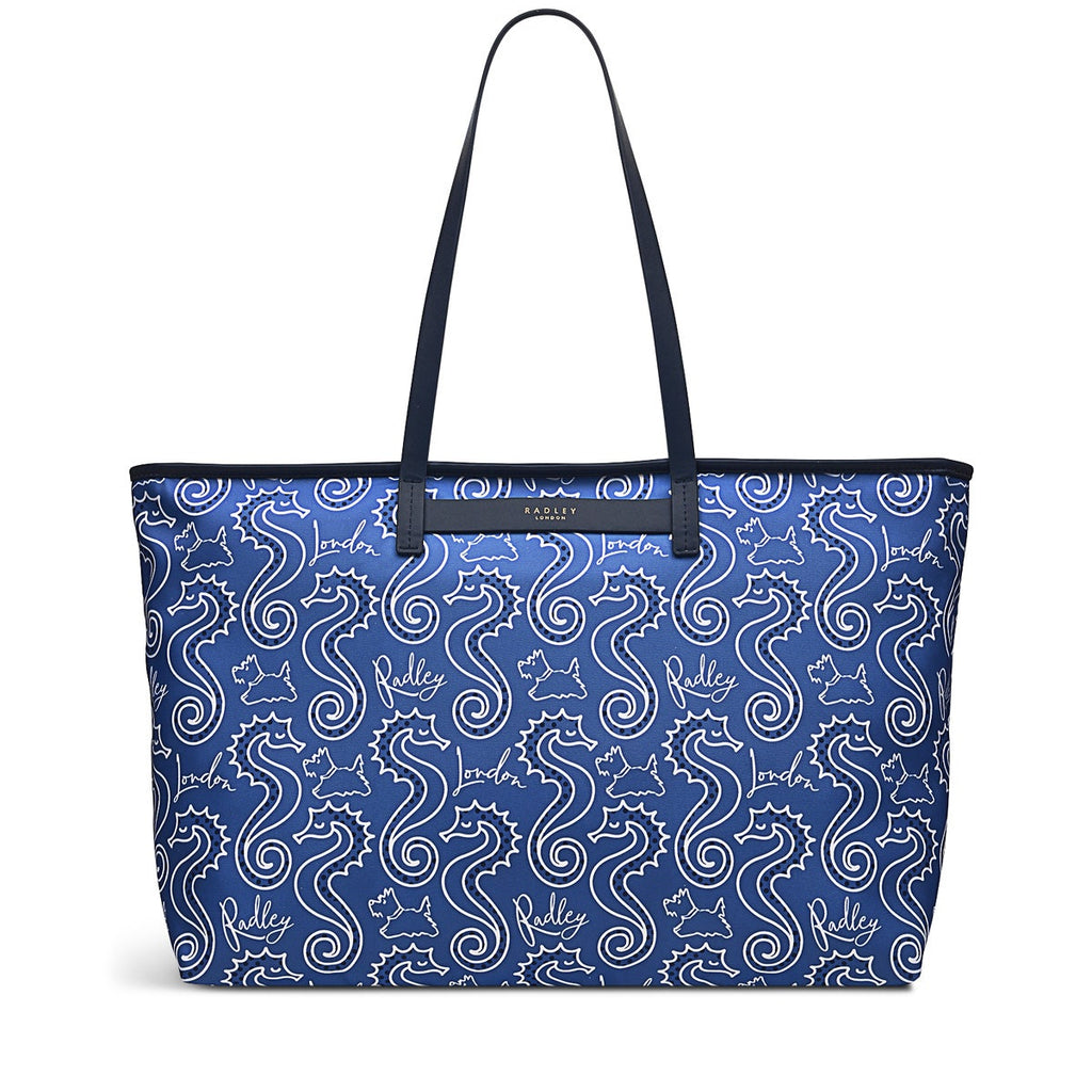 Finsbury Park Fabric Large Ziptop Shoulder Bag in Boathouse - H1271476