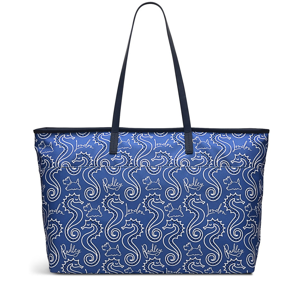 Finsbury Park Fabric Large Ziptop Shoulder Bag in Boathouse - H1271476
