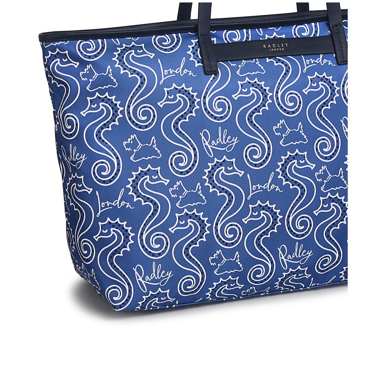 Finsbury Park Fabric Large Ziptop Shoulder Bag in Boathouse - H1271476