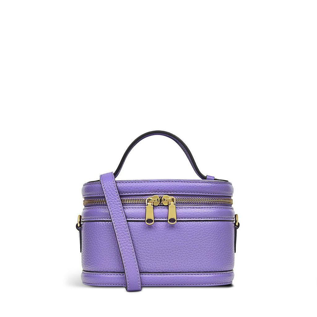 Harriet Street Leather Small Zip Around Crossbody Bag in Allium - H1279513