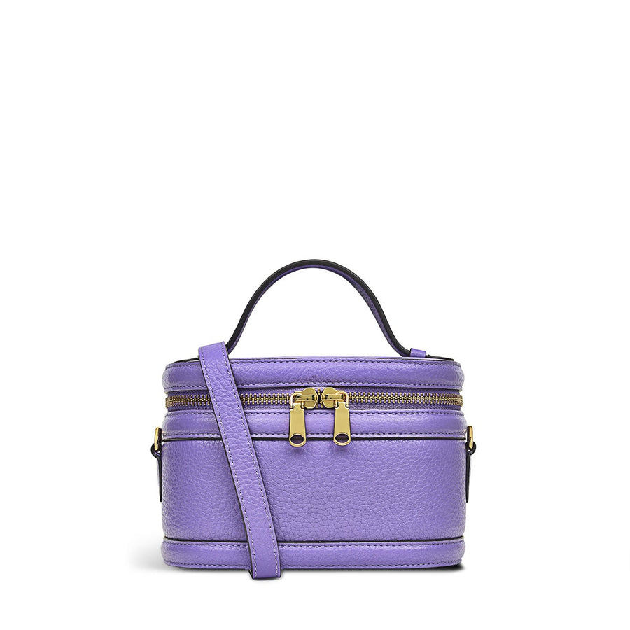 Harriet Street Leather Small Zip Around Crossbody Bag in Allium - H1279513