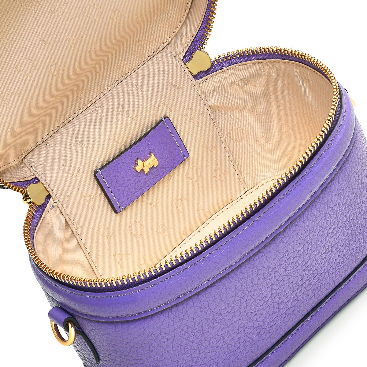 Harriet Street Leather Small Zip Around Crossbody Bag in Allium - H1279513