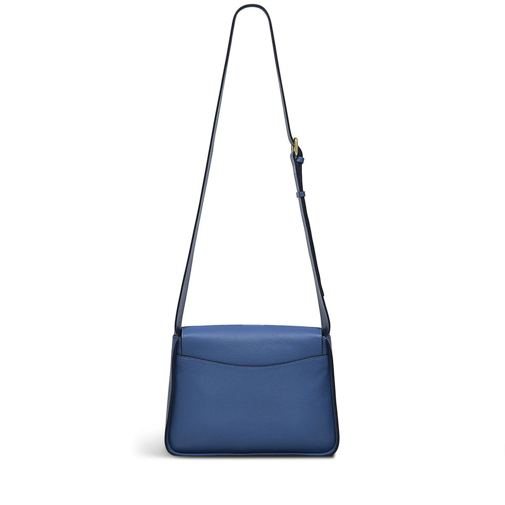 Westwell Lane Leather Medium Flapover Crossbody Bag in Boathouse - H1298476