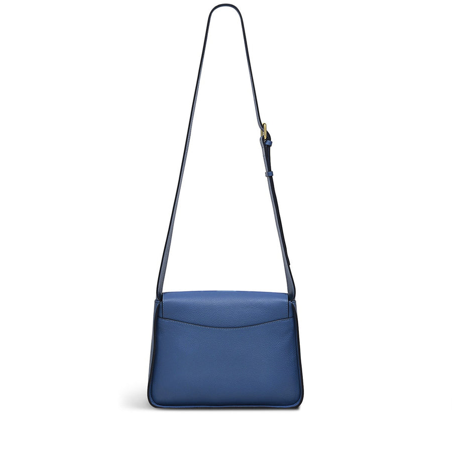 Westwell Lane Leather Medium Flapover Crossbody Bag in Boathouse - H1298476