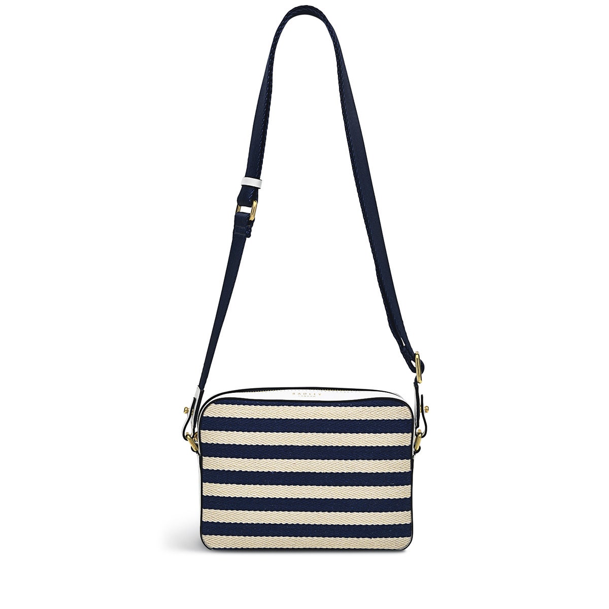 Cromer Way Leather Mini Zip Around Crossbody Bag in Ink - H1527401