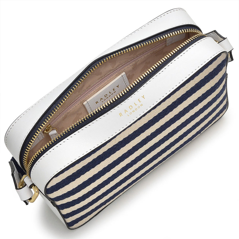 Cromer Way Leather Mini Zip Around Crossbody Bag in Ink - H1527401