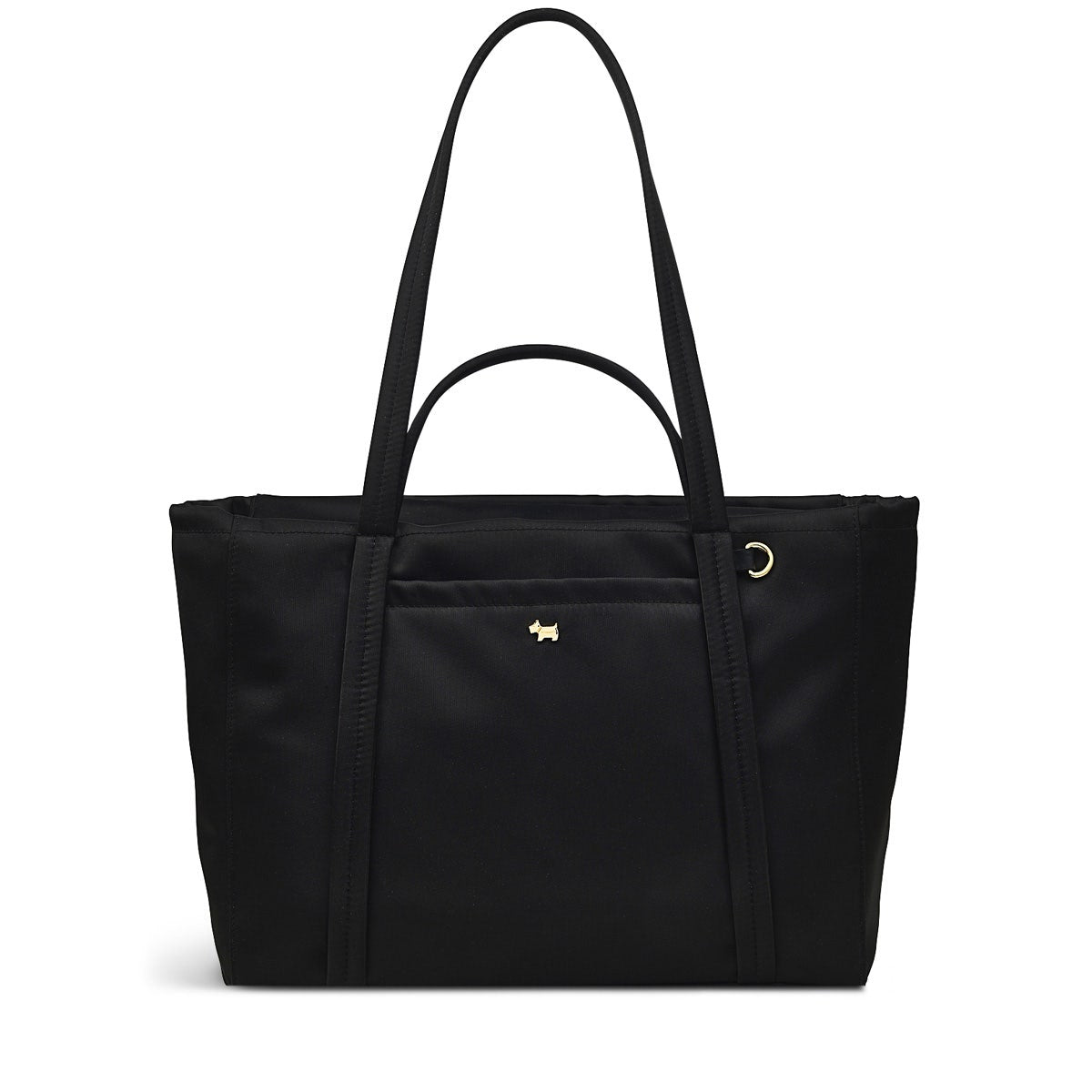 Chesil Place Leather Large Ziptop Tote Bag in Black - H1529001