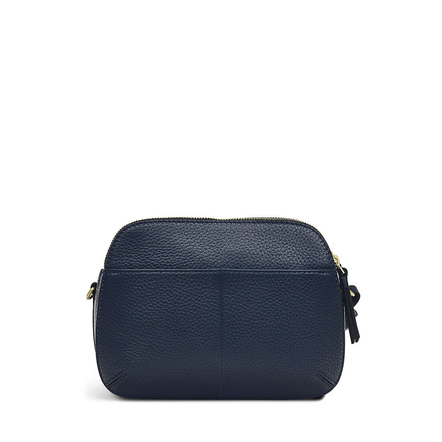 Dukes Place Leather Medium Ziptop Crossbody Bag in Ink - H1555401