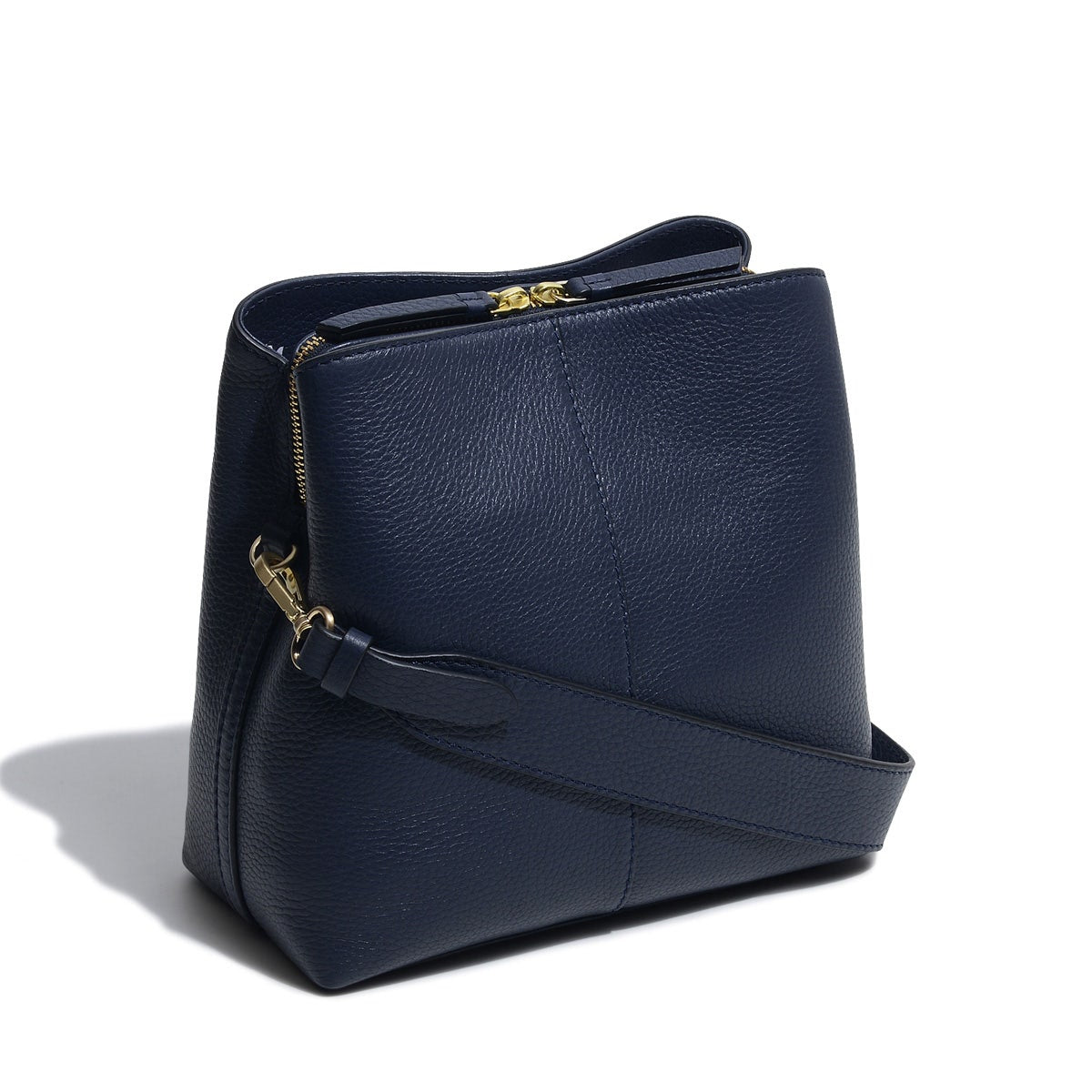 Dukes Place Leather Medium Compartment Crossbody Bag in Ink - H1556401