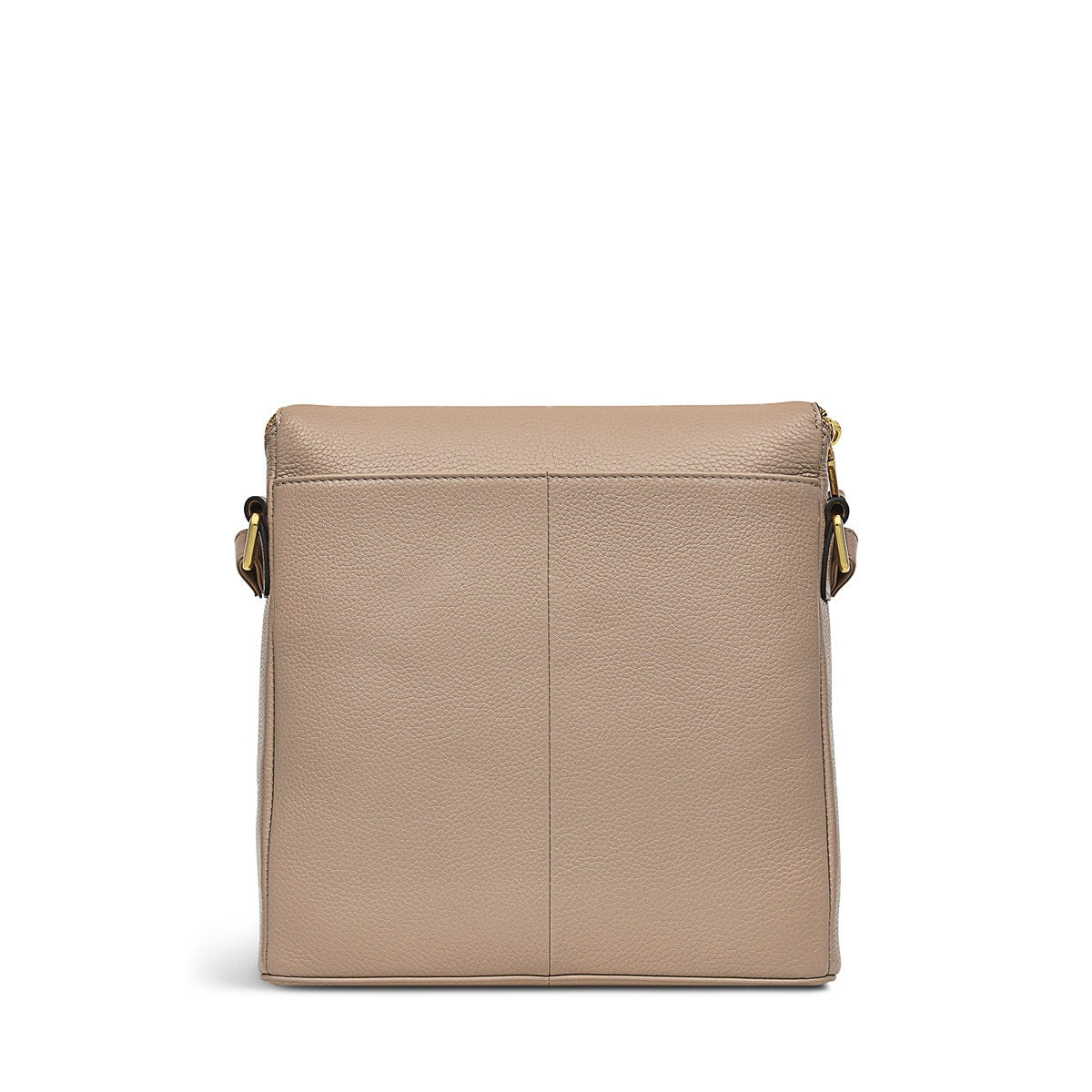 Crown Hill Leather Small Flapover Crossbody Bag in Silt - H1572266