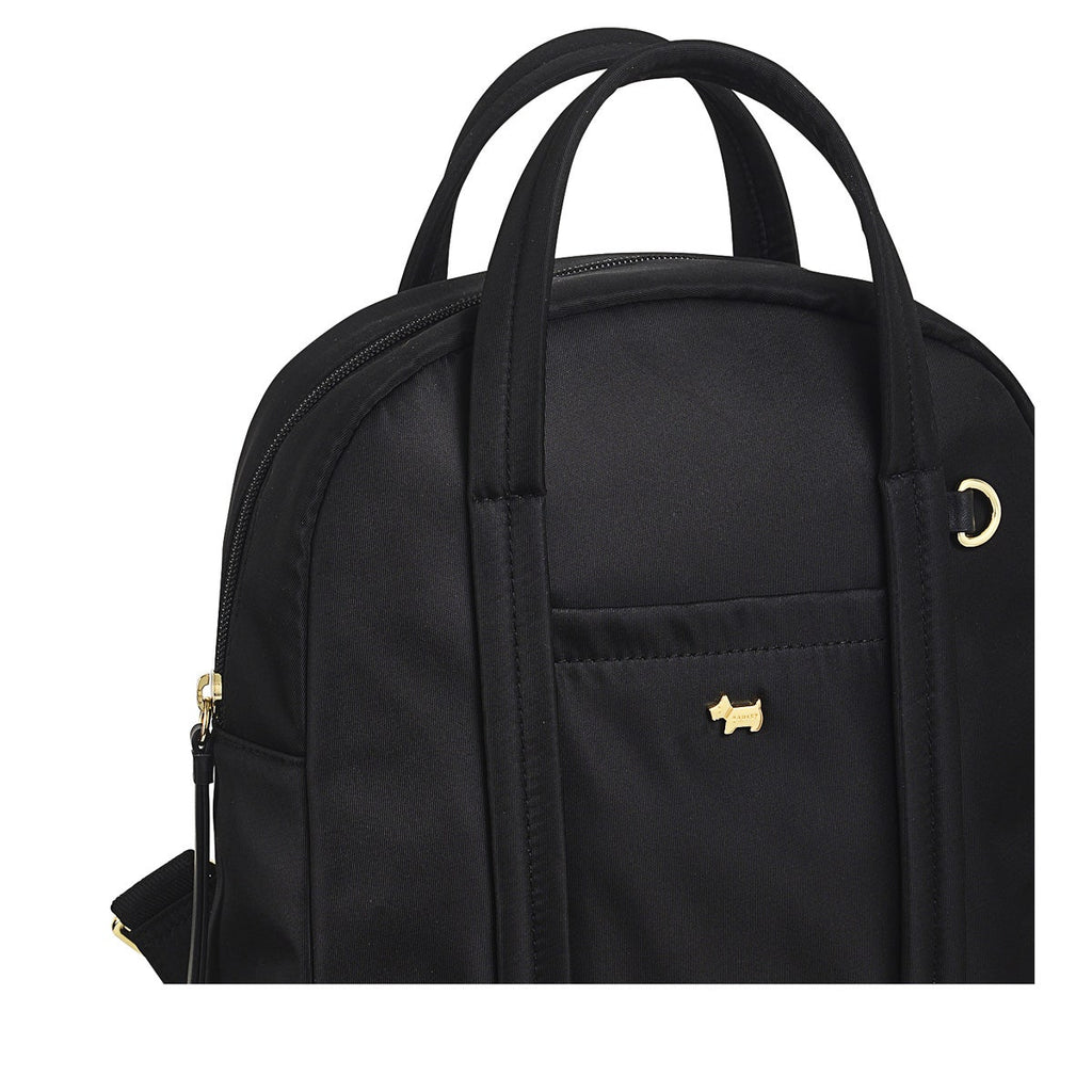 Chesil Place Leather Small Zip Around Backpack in Black - H1670001