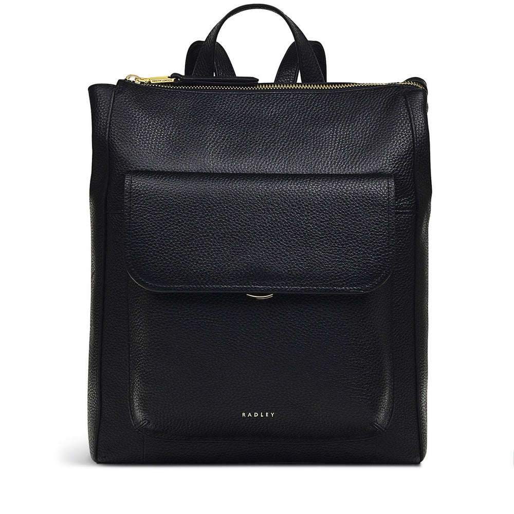 COLEBROOK CLOSE MEDIUM ZIPTOP BACKPACK BLACK - H1771001