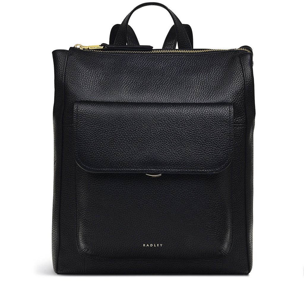 COLEBROOK CLOSE MEDIUM ZIPTOP BACKPACK BLACK - H1771001