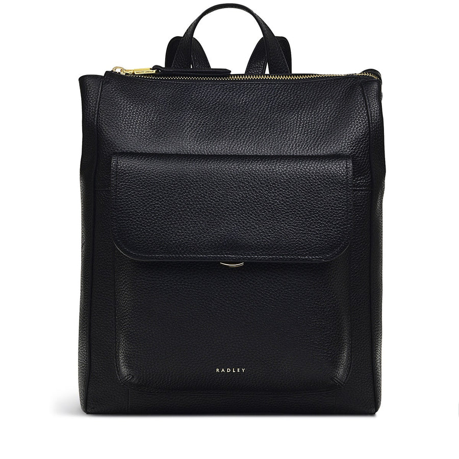 COLEBROOK CLOSE MEDIUM ZIPTOP BACKPACK BLACK - H1771001