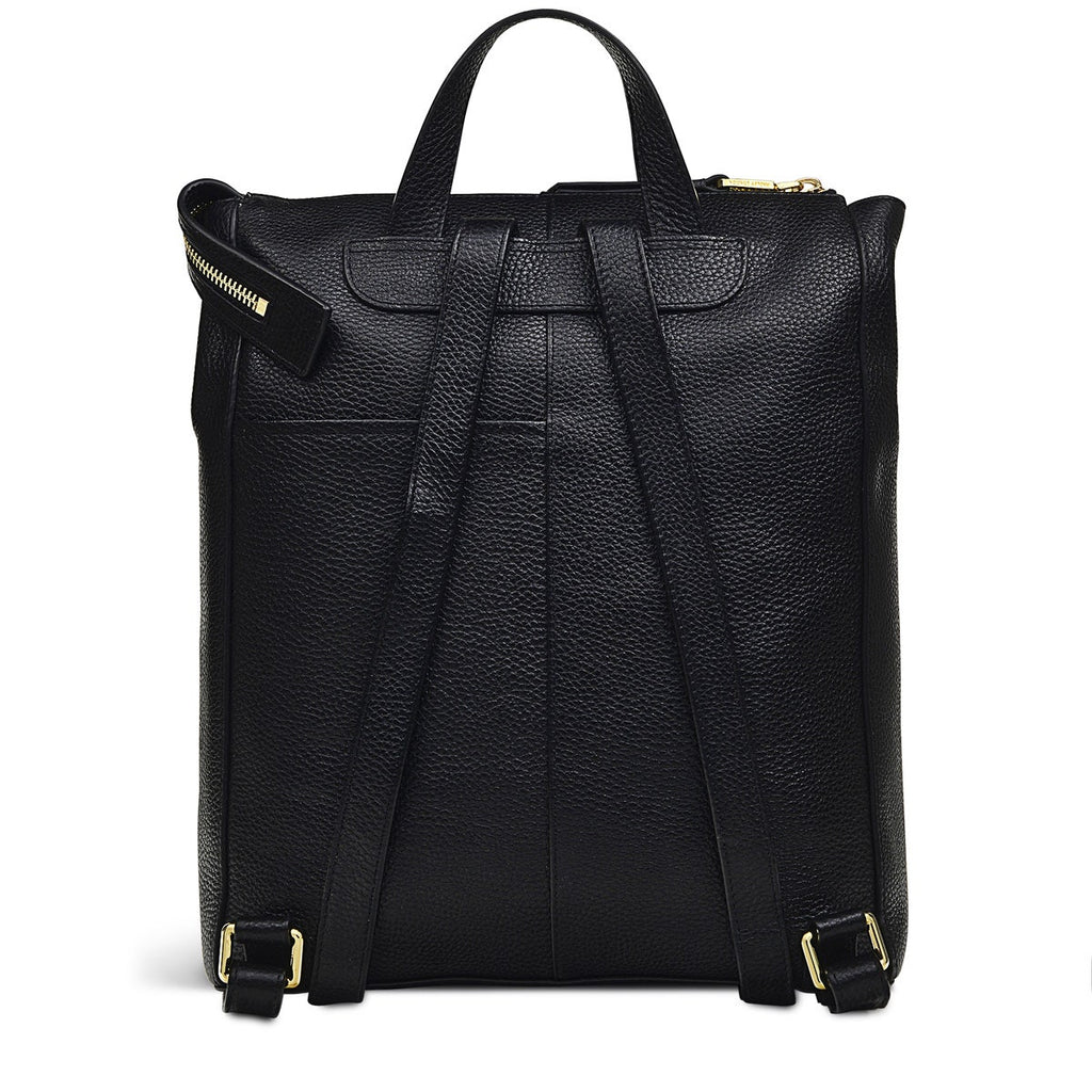 COLEBROOK CLOSE MEDIUM ZIPTOP BACKPACK BLACK - H1771001
