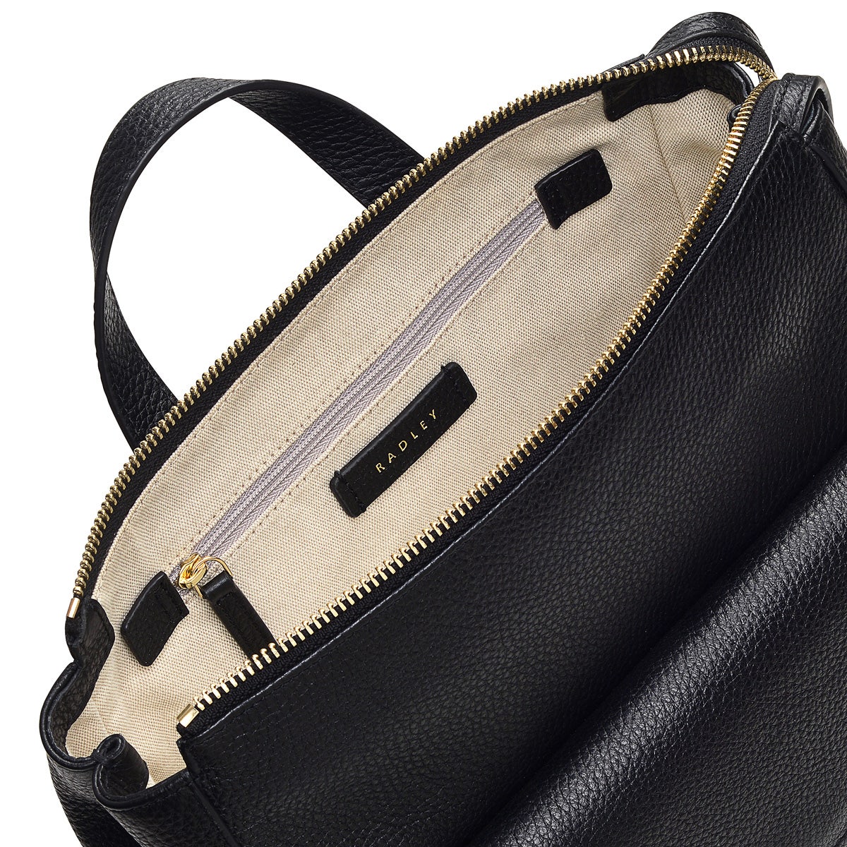 COLEBROOK CLOSE MEDIUM ZIPTOP BACKPACK BLACK - H1771001