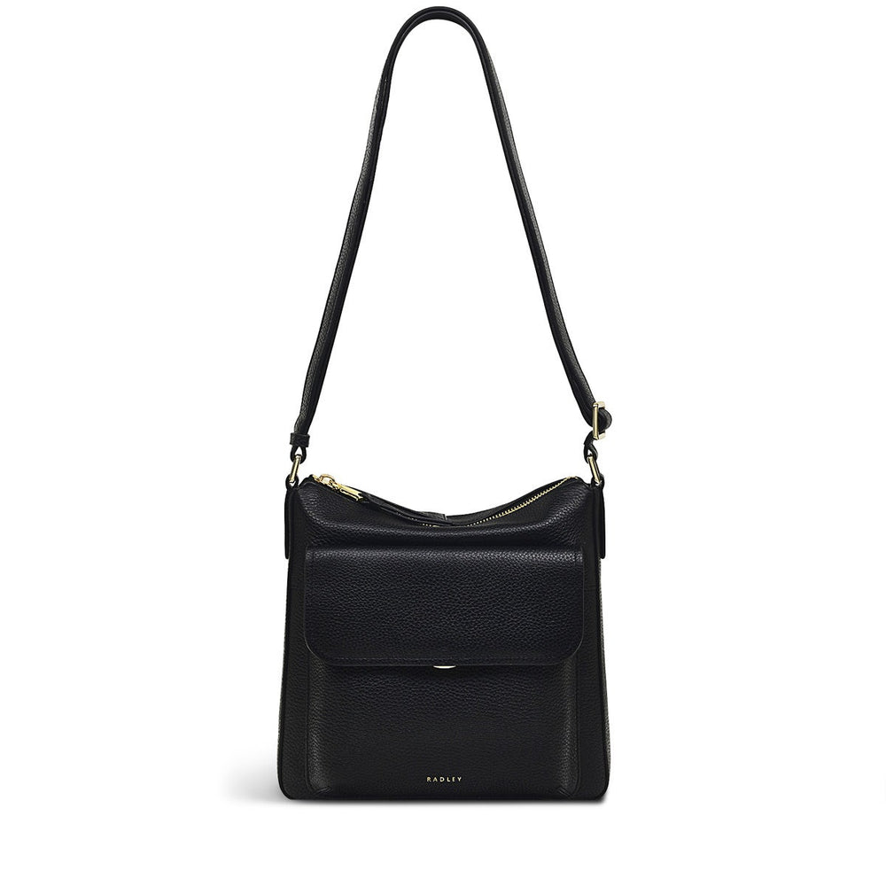 COLEBROOK CLOSE SMALL ZIPTOP CROSSBODY BLACK
