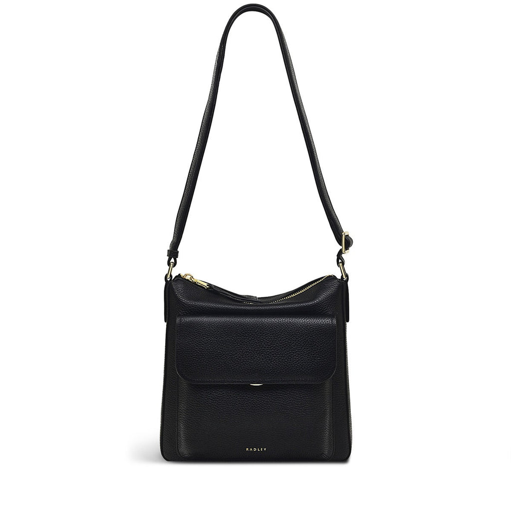 COLEBROOK CLOSE SMALL ZIPTOP CROSSBODY BLACK