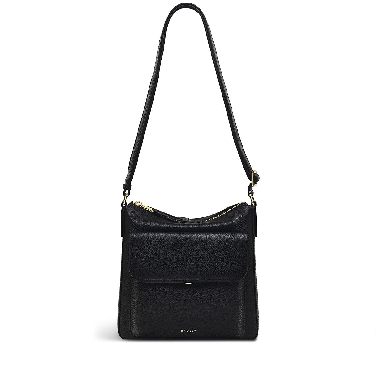 COLEBROOK CLOSE SMALL ZIPTOP CROSSBODY BLACK