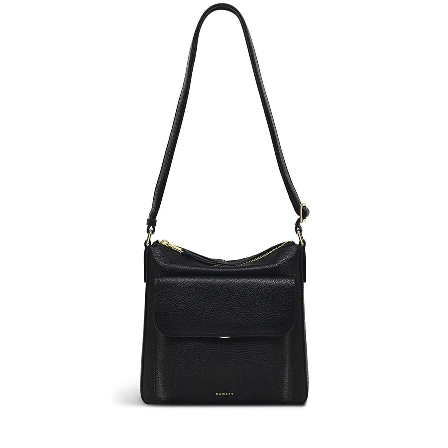 COLEBROOK CLOSE SMALL ZIPTOP CROSSBODY BLACK