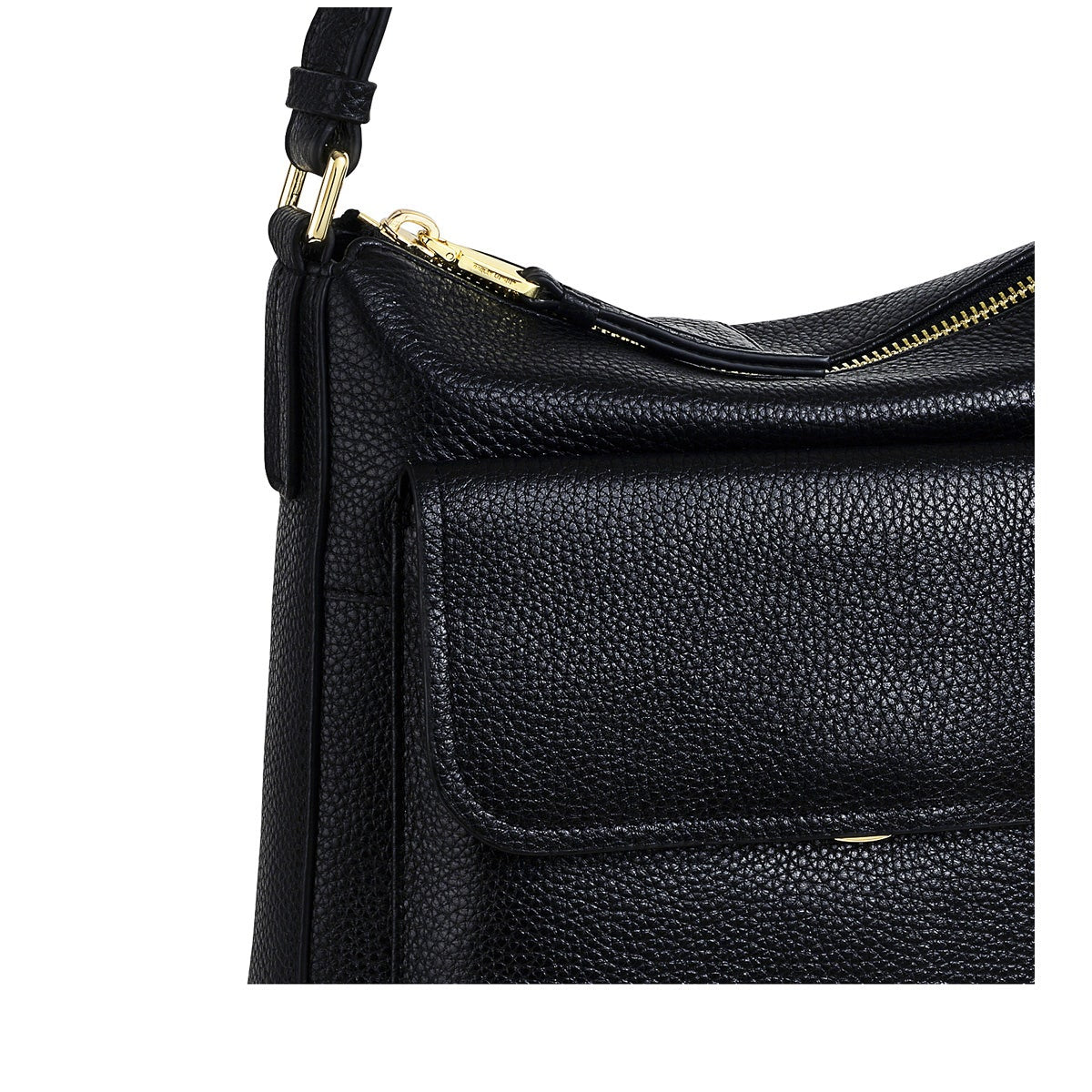 COLEBROOK CLOSE SMALL ZIPTOP CROSSBODY BLACK