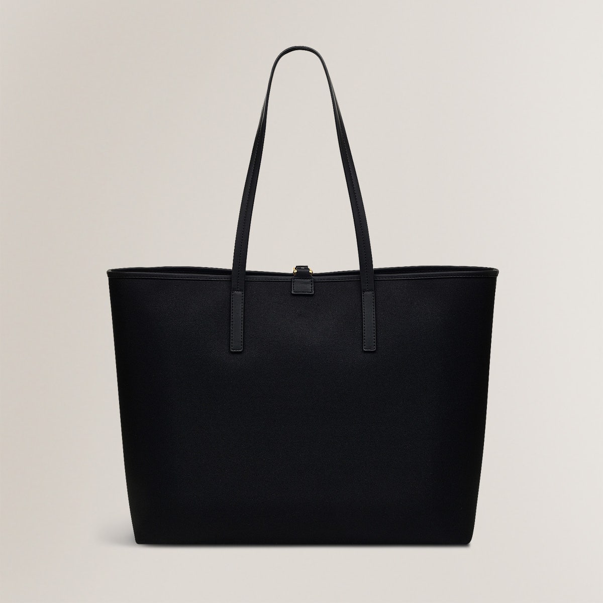 Addison Gardens Leather Large Open Top Tote Bag in Black - H1792001
