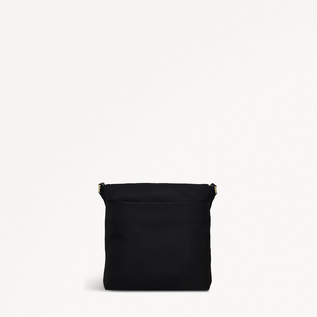 Holland Park Fabric Small Ziptop Crossbody Bag in Black - H2058001