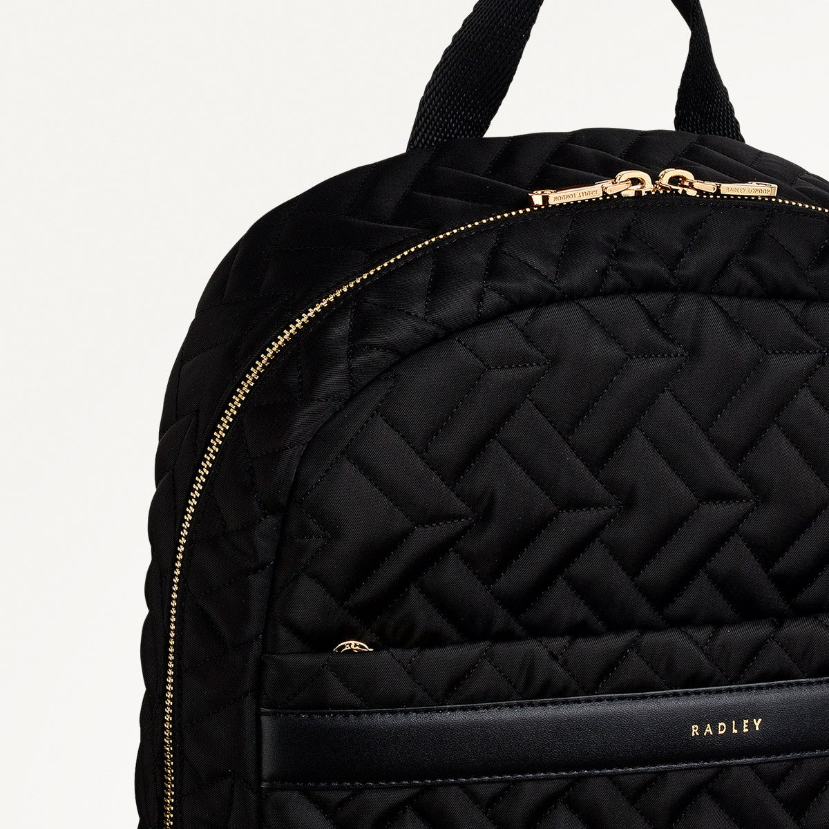Responsible Black Backpack | Holland Park Quilt AW24 | Radley
