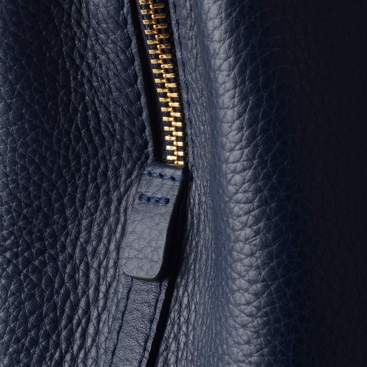 Dukes Place Leather Large Ziptop Workbag Bag in Ink - H2078401