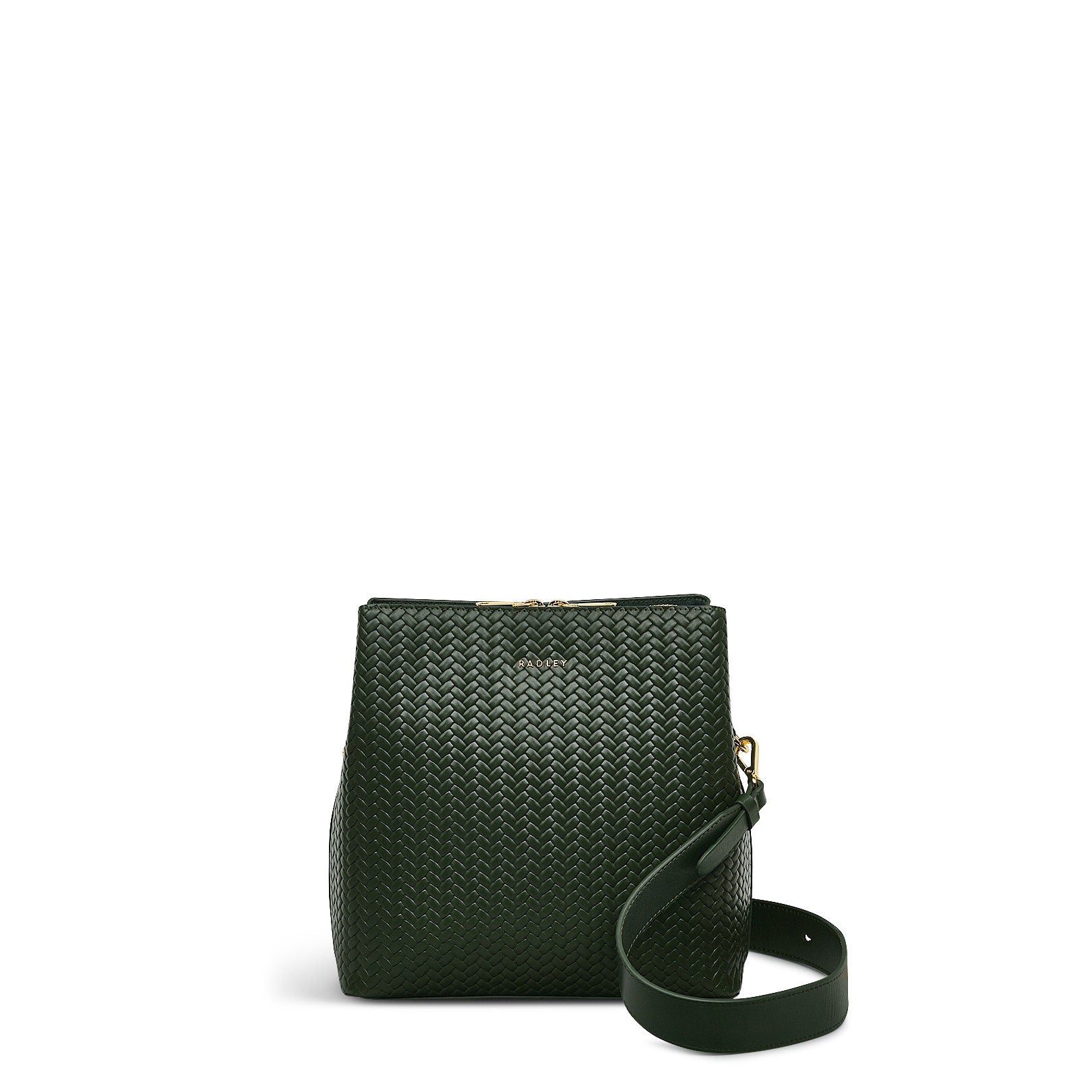 Dukes Place Icon Weave Medium Compartment Cross Body Bag - RHC26102