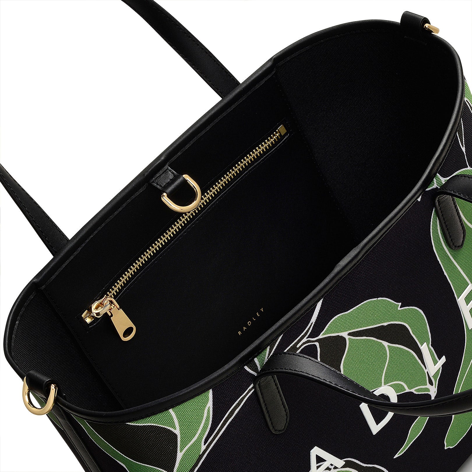 Black Medium Grab Bag | Southwell Gardens Floral AW24 | Radley