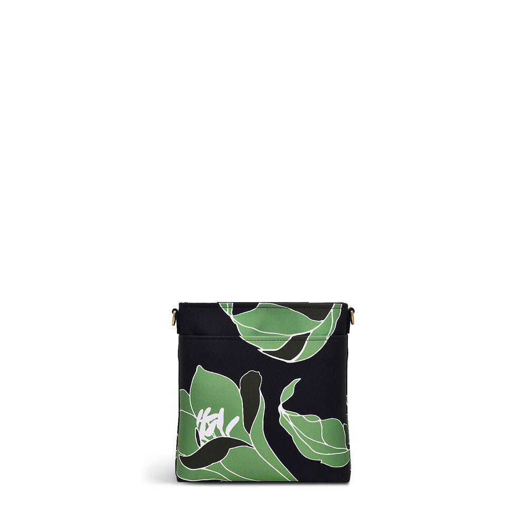 Southwell Gardens Fabric Small Ziptop Crossbody Bag in Black - H2143001