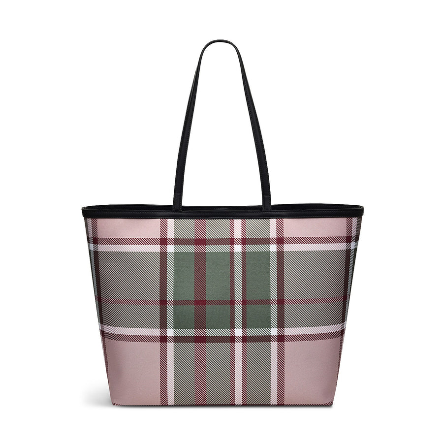 Manor Gardens Fabric Large Open Top Tote Bag in Racing Green - H2144302